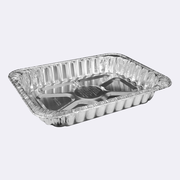 Charola de Aluminio Desechable 324 Rectangular